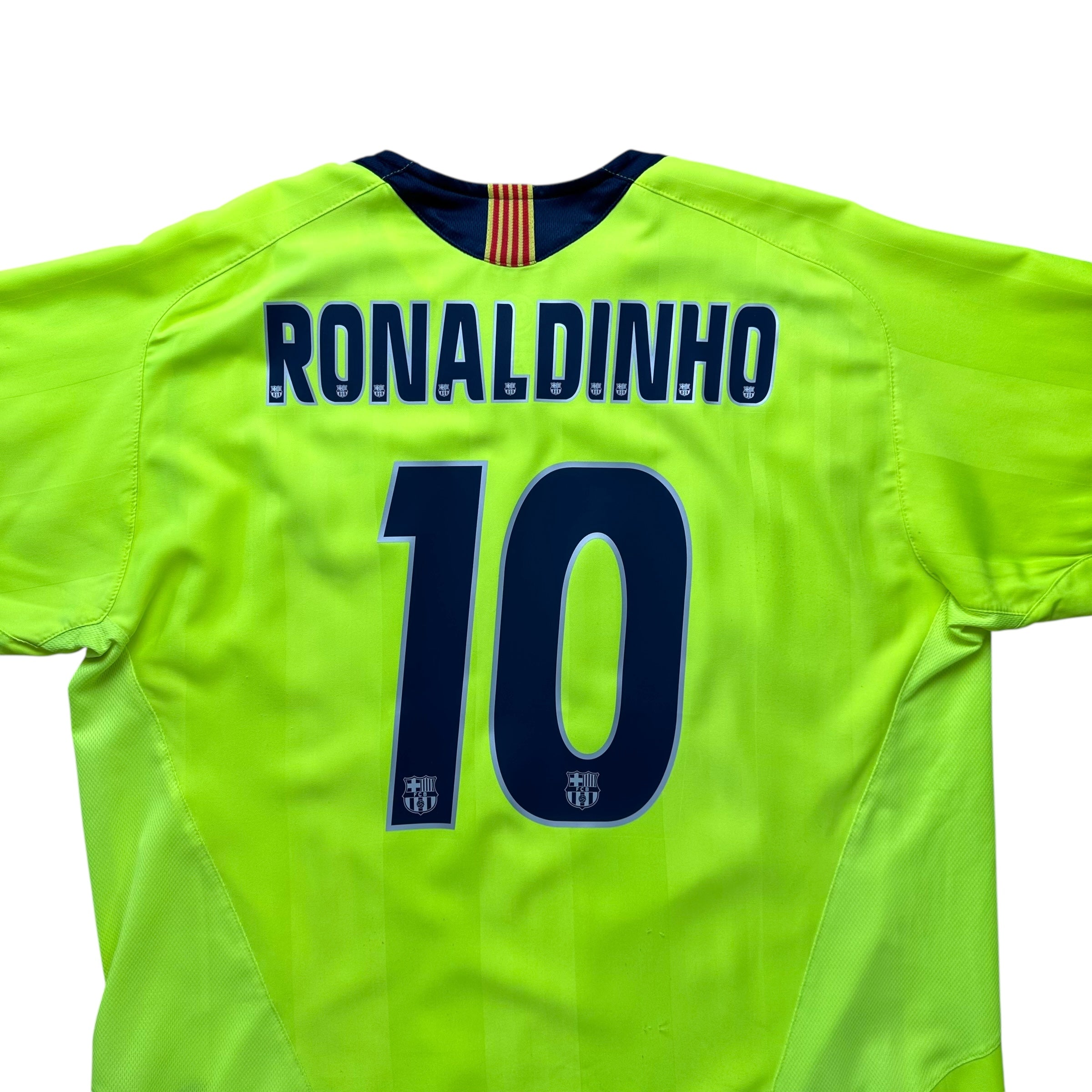 Barcelona 2005-06 Away Shirt (XL) Ronaldinho #10